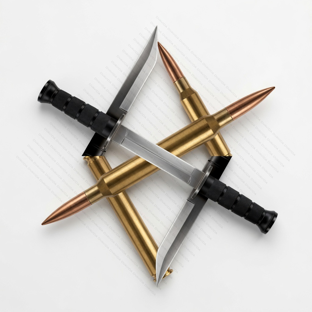 Hexagram Binarity & Duality – Knife & Bullets