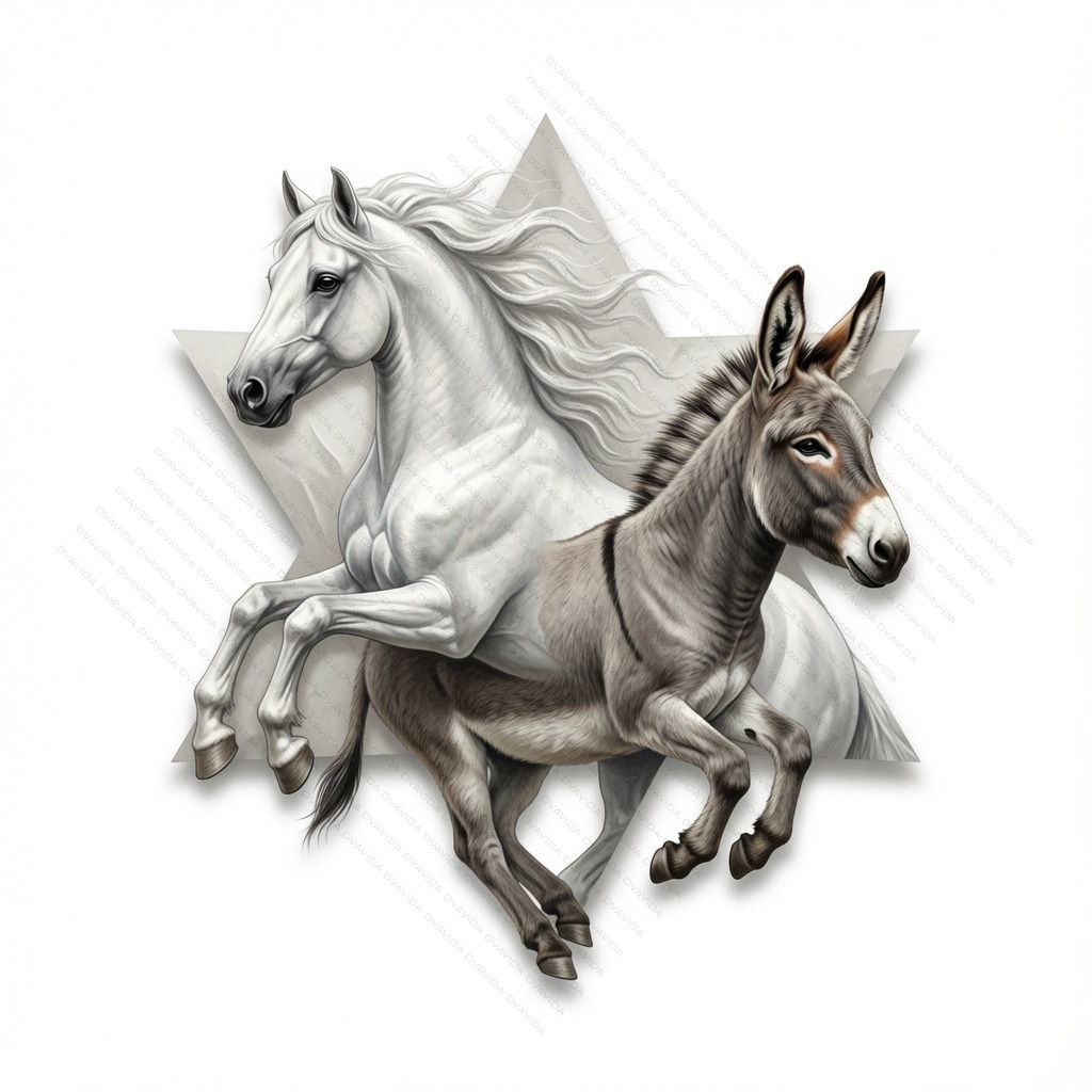 Hexagram Binarity & Duality – Horse & Donkey