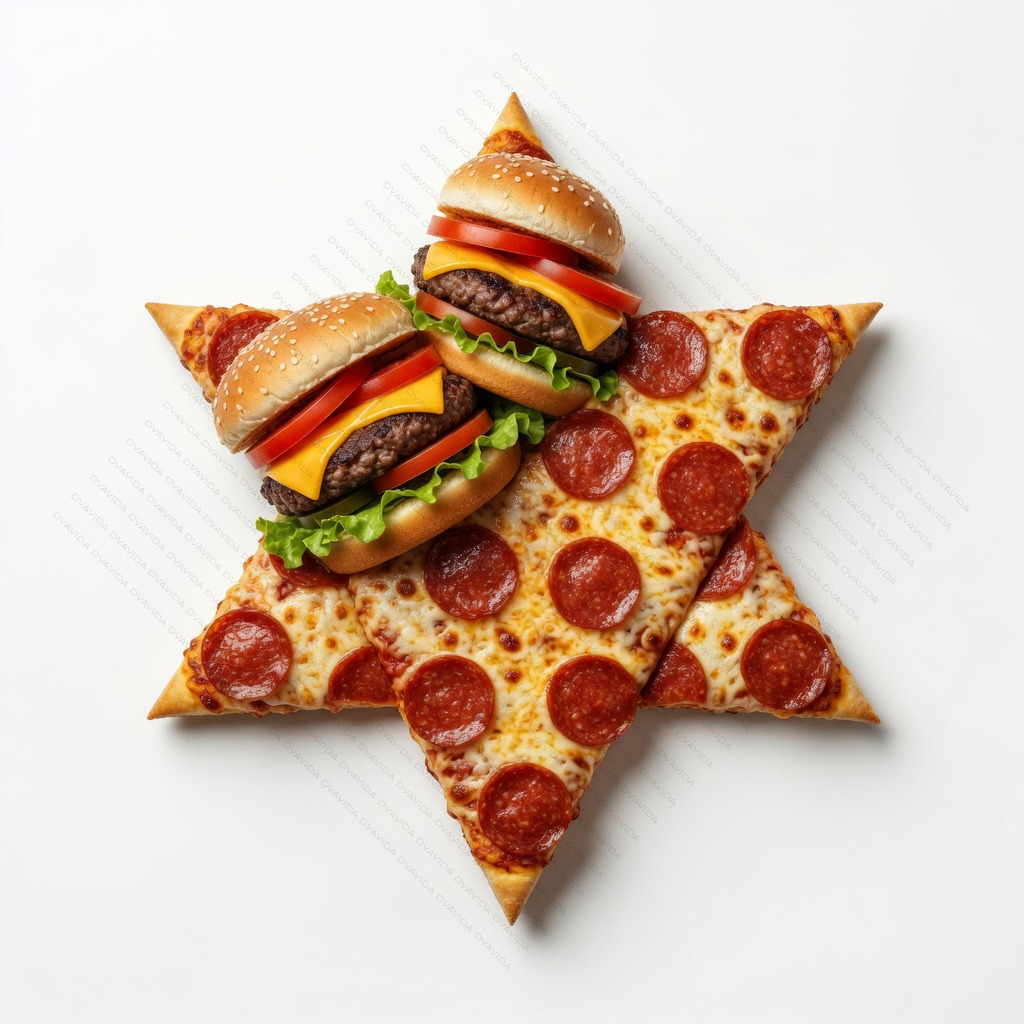 Hexagram Binarity & Duality – Burger & Pizza