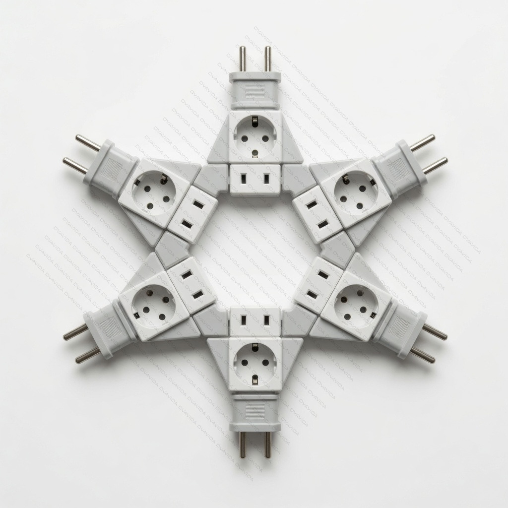 Hexagram Binarity & Duality – Socket & Plug