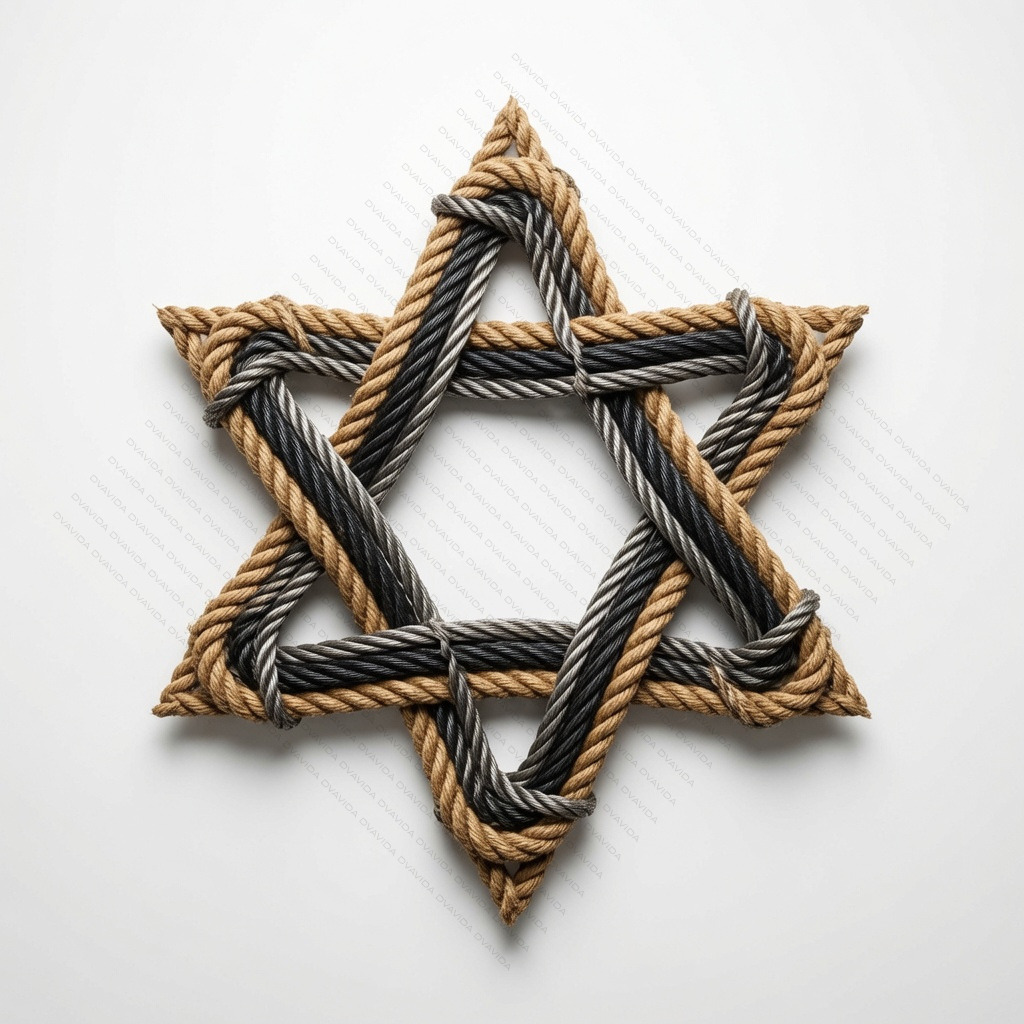 Hexagram Binarity & Duality – Rope & Cable