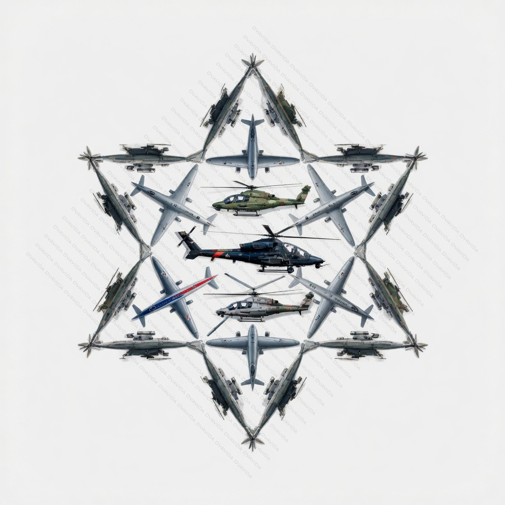Hexagram Binarity & Duality – Airplane & Helicopter