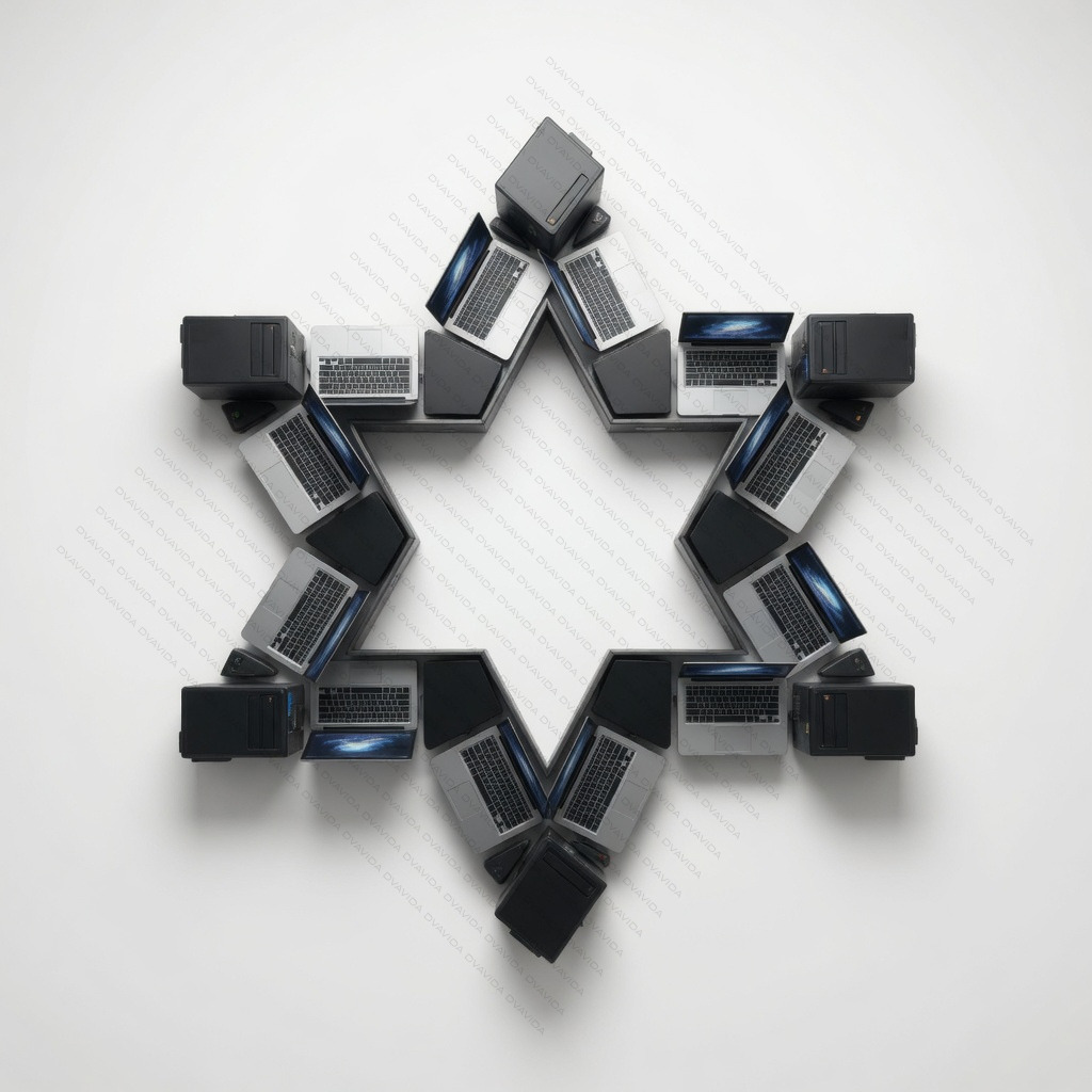 Hexagram Binarity & Duality – Laptop & Desctop
