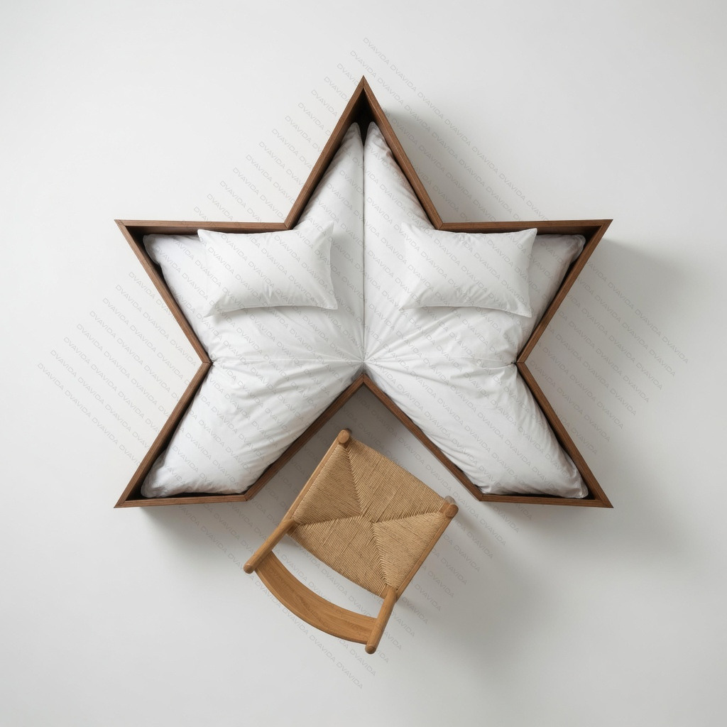 Hexagram Binarity & Duality – Bed & Chair