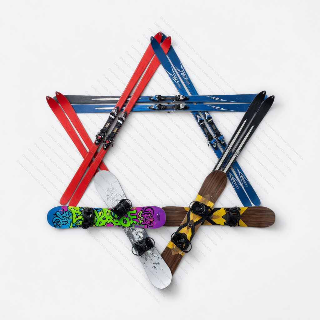 Hexagram Binarity & Duality – Skis & Snowboard