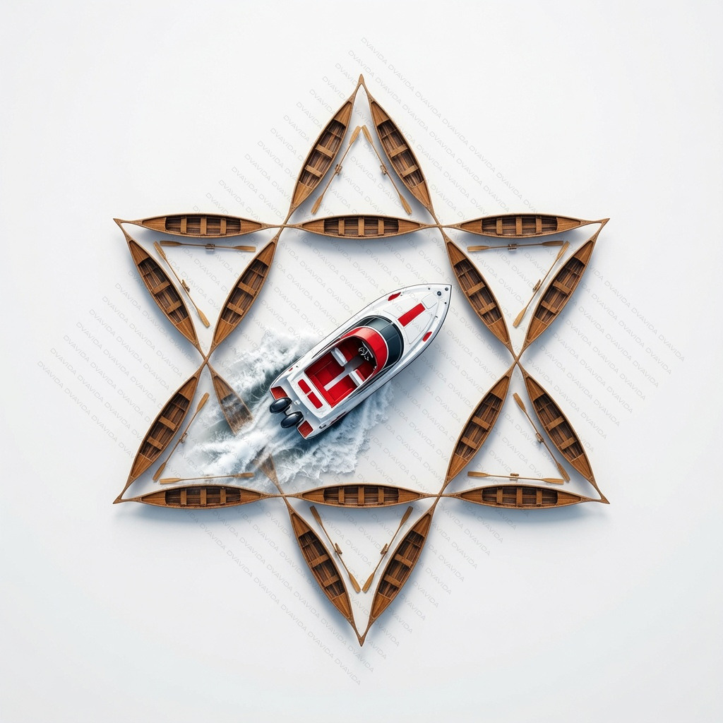 Hexagram Binarity & Duality – Boats & Speedboat